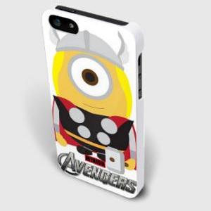 despicable minion avengers thor for iphone 4 and iphone 5 case